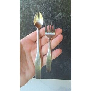 Leonard Stainless Steel Korea Children's Fork And Spoon